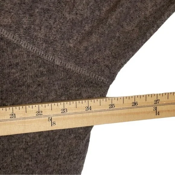 Torrid Size 3 Brown Hooded Oversized Pullover Knit Ling Sleeved Hoody - Picture 12 of 13